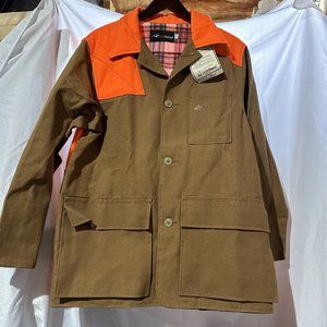 NOS VINTAGE Red Head Jacket Mens Medium Brown Orange Duck Canvas Hunting Coat